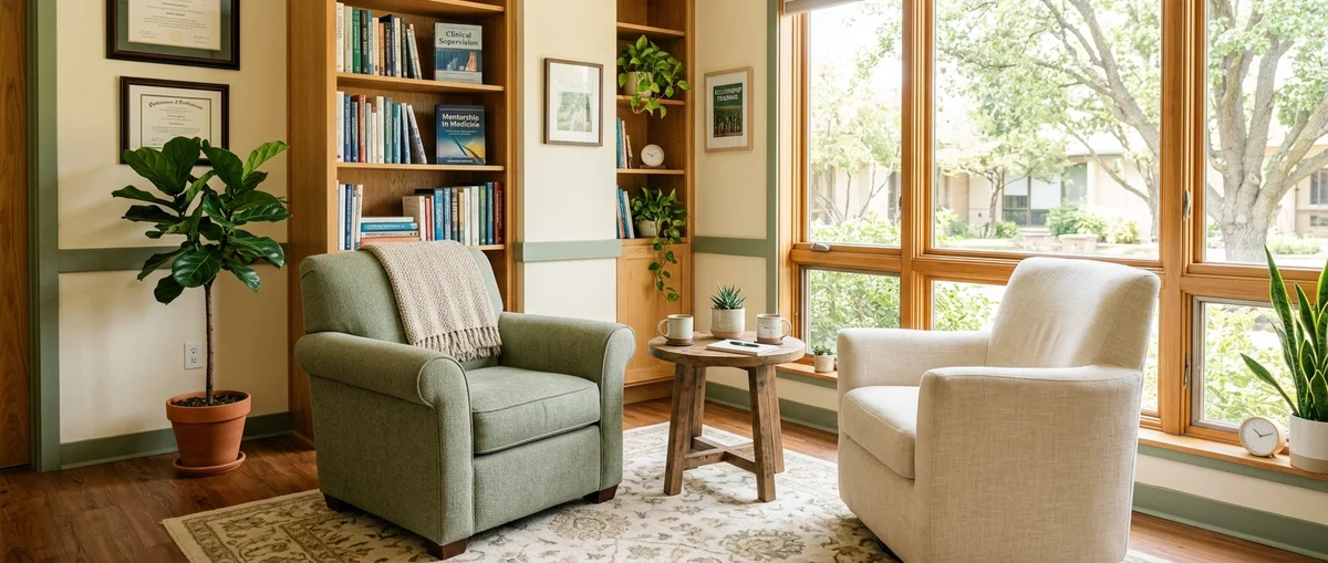 Supervision space with clinical mentorship setting — General Fellowship at Therapy Aligned